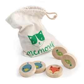 Tender Leaf Toys 8403 Okos macska memória korongok