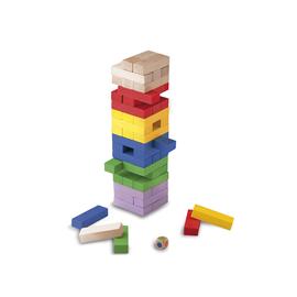 Cayro színes jenga dobókockával
