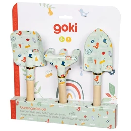 Goki 63875 tavaszi színes kerti gyerek szerszám szett