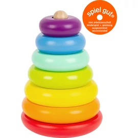 Small foot 11775 szivárvány montessori torony