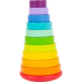 Small foot 11794 nagy szivárvány montessori torony