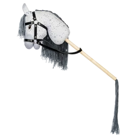 By Astrup szürkés szőrű, nyitott szájú STAR hobby horse