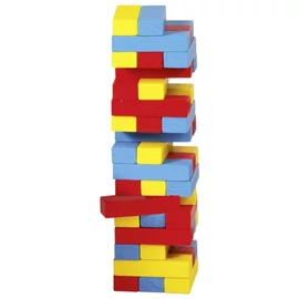 Goki színes jenga torony utazáshoz