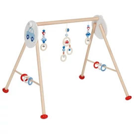 Goki Baby-Gym járműves babatornázó fából