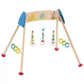 Goki Baby-Gym vadállatos hangutánzó babatornázó fából