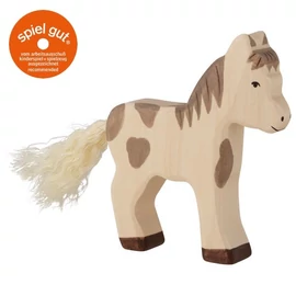 Holztiger fa figura foltos csikó