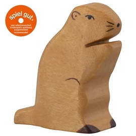 Holztiger amerikai mormota fa figura