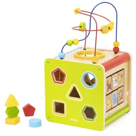 VIGA Toys 9 játék egyben készségfejlesztő kocka