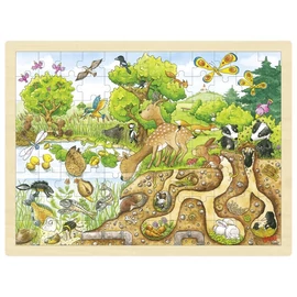 Goki természet felfedezése puzzle állatokkal