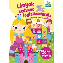 Lányok kedvenc foglalkoztatója - matricás könyv