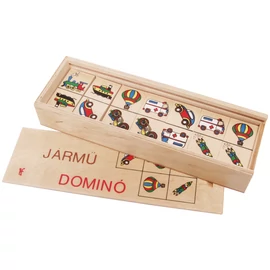 Fa dobozos Dominó járművek