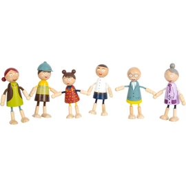 Small foot Fa babacsalád - 6 tagú, hajlítható végtagokkal