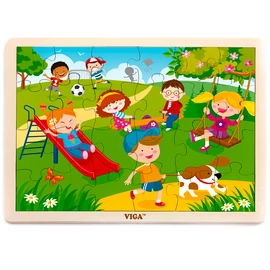 4 évszak fa kirakó, puzzle - Tavasz