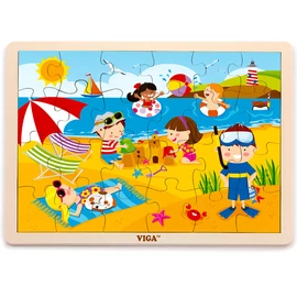 4 évszak fa kirakó, puzzle - Nyár