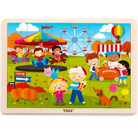 4 évszak fa kirakó, puzzle - Ősz