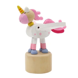 Nyomogatós figura - táncoló unikornis