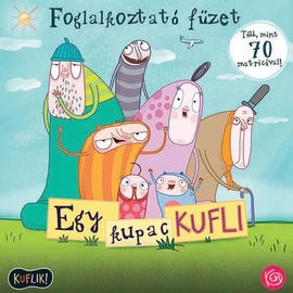 Egy kupac Kufli foglalkoztató könyv 70 matricával