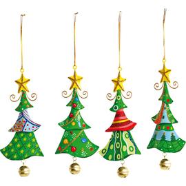 Fém függő díszek - karácsonyi dekoráció