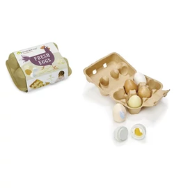 Tender Leaf Toys fa tojás készlet tartóban