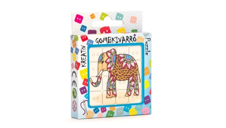 A hónap játéka: gombkivarró puzzle