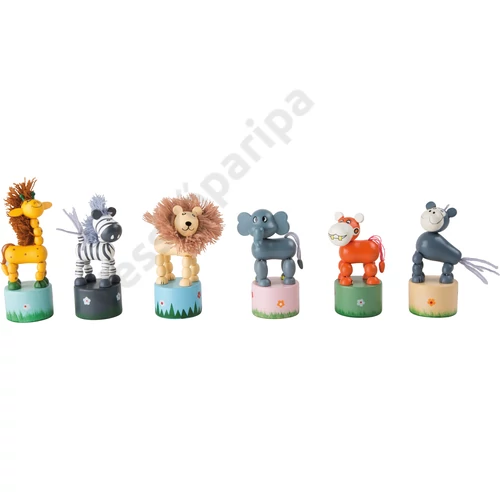 Nyomogatós figura - táncoló tigris