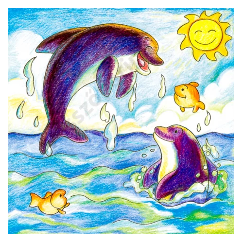 Mesekocka - delfines