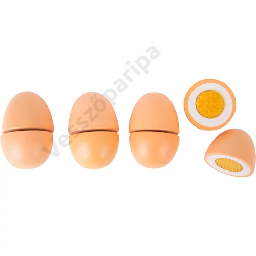4 darab fa tépőzáras tojás