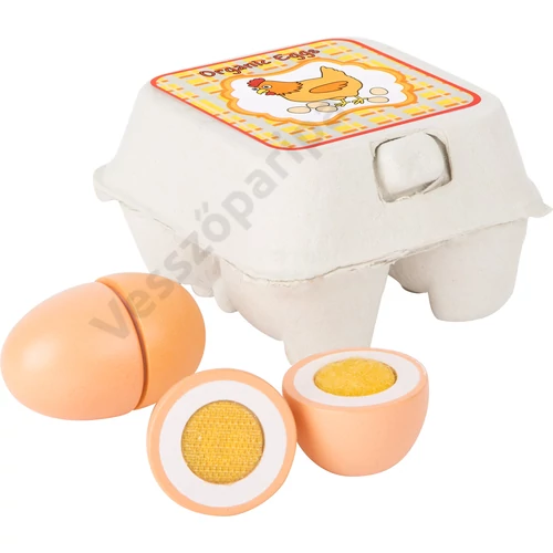 Small foot szeletelhető Fa tojások, tépőzárral tapadnak