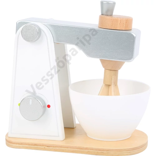 Small foot Fehér, fa játék mixer