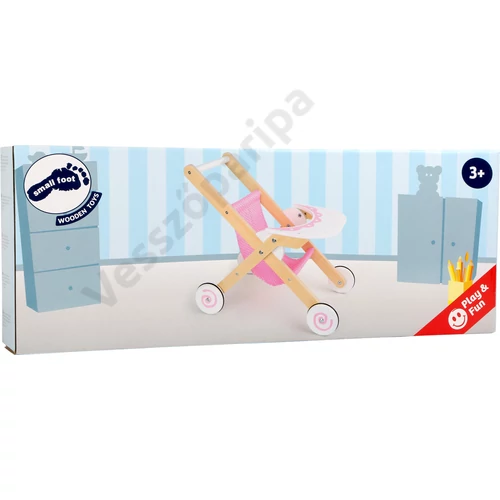 Small foot 10741 Fa babakocsi rózsaszín, sport