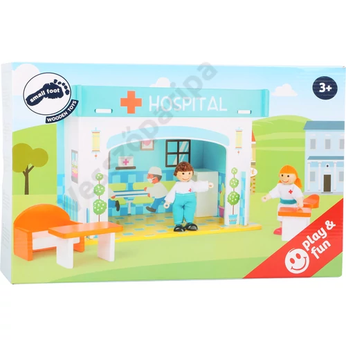 Small foot 10857 játék Kórház fa készlet asztali kirakó