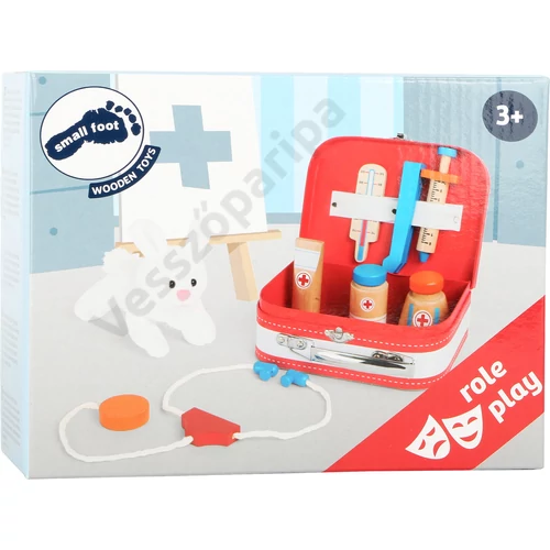 Fa állatorvosi játék készlet bőröndben csomagolás