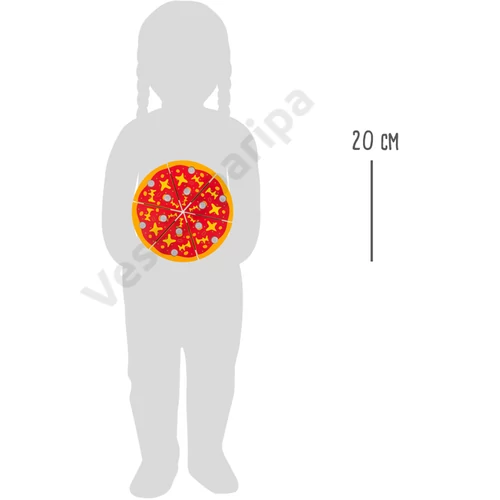 Small foot Szeletelhető pizza kiszedő lapáttal