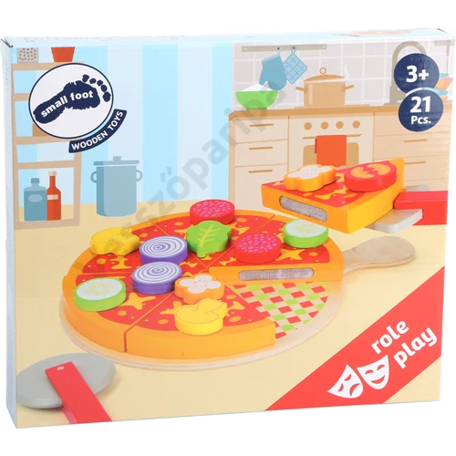 Small foot Szeletelhető pizza kiszedő lapáttal