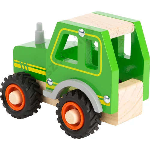 Zöld fa traktor hátulról