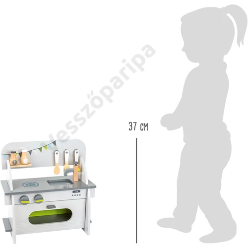 Small foot 11158 fehér fajáték konyha mérete