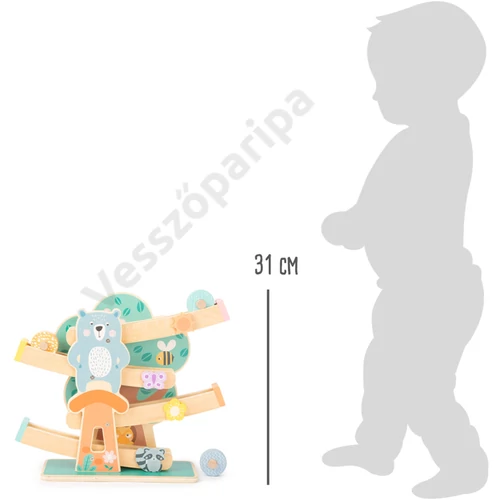 Small foot 11473 erdei állatos golyópálya mérete