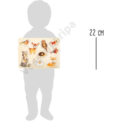 Fogantyus puzzle erdei allatok meret