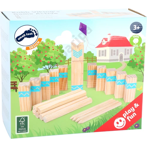Small foot 12036 Active kubb szett fából mérete