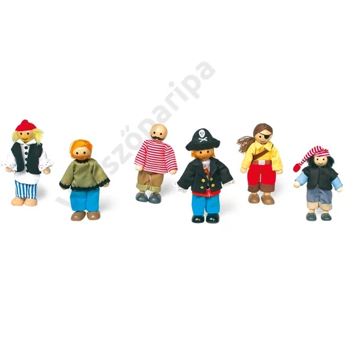 Fa baba kalózok - 6 tagú