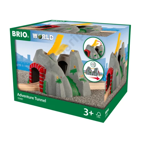 Brio World 33481 fa vonat alagút és hegy doboza