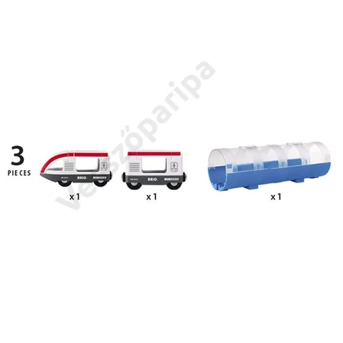 Brio 33890 személyszállító vonat és alagút tartozékok