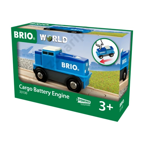 Brio 33130 kék teher mozdony csomagolása