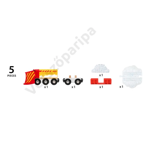 Brio 33606 hókotró mozdony részei