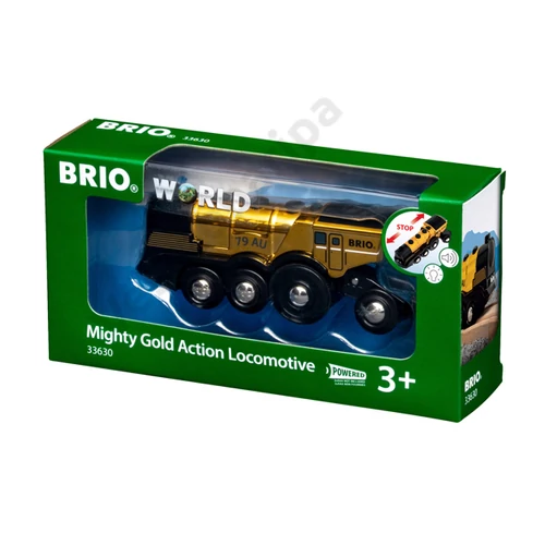 Brio 33630 Mighty gold action locomotive mozdony csomagolás