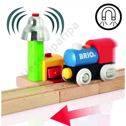 Brio 33707 mágneses csengő hangot ad