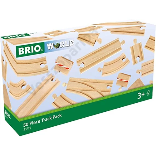 Brio 33772 nagy 50 részes sínkészlet doboza