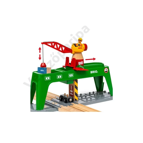 Brio World 33996 konténer emelődaru 360 fokban forog