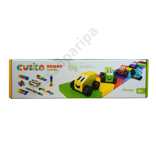  Cubika 14859 Vidám autóverseny szett doboza