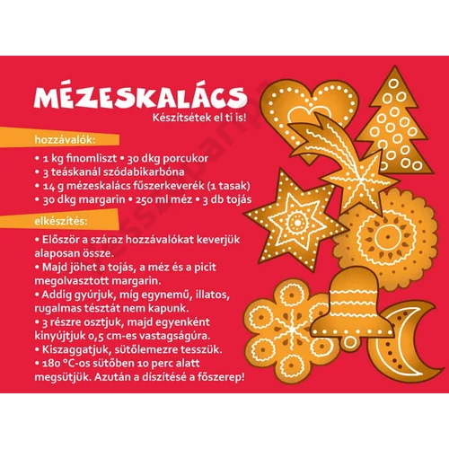 Mézeskalács recept, Bogyó és Babóca